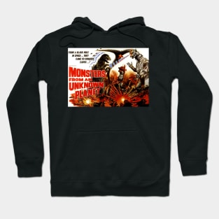 Classic Kaiju Movie Lobby Card Hoodie